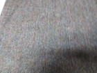 Vintage Wool Dk Brown Blue Tweed Suiting Fabric