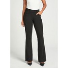 Betabrand Bootcut Leg 7-pocket Dress Pant Yoga Pants Black Women s Size Xs 