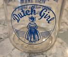 Antique Vintage Krebs Milk Bottle Dutch Girl 1 Pint 1914   Very Rare