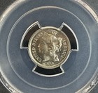 1886 Three-cent Nickel Pcgs Pr65  Proof Definite Cac Candidate Nice Toning