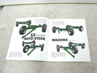 Vintage Oliver Tractor Wagon Gear   Boxes Brochure Original