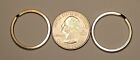 2 New 1 Inch Premium 25mm Nickle Plated Flat Split Ring Key Rings Key Holders