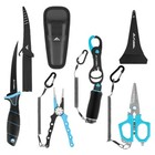 Flissa Fishing Tool Kit Plier hook Removers lip Gripper line Scissor fish Fillet
