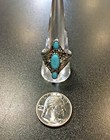 Carolyn Pollack Sterling Silver Turquoise Ring Size 10