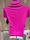 The Tailored Sportsman Pink Equestrian Short Sleeve 1 4 Zip Riding Shirt  Sz M