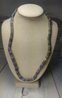 Native American Trade Bead Strand Necklace - Striped