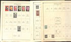 French Sud  Stamp Collection On 7 Scott International Pages  1894-1940  be 