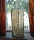 Open Pontil Hobensack s Medicated Worm Syrup Philada Crude 1840s Dug Bottle