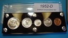 1952-d Mint Silver Set Of U s  Coins Nice Brilliant Uncirculated Condition