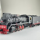 Ho 1 87 Kua Yue Js   class Construction Steam Locomotive Metal Railway Train Model