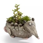 Hattie  The Mama Opossum Blobhouse Planter