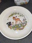 Vintage 1940s Bambi Plate By Shaw And Walt Disney World