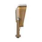 Bronze 17w Integrated Led Outdoor Brass Flood Light Fixture With Yoke Mount Volt