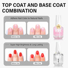 Base And Top Coat Nail Polish Quick Dry  Clear Quick Dry Nail Polish High Shine 