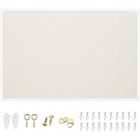 Linen Cork Board 24x36 W  Wood Frame Multifunctional Wall Display Home Office Us