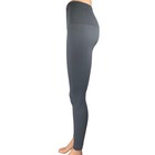 Set Active Blue Gray Skinny Leg Mid Rise Activewear Yoga Gym Leggings Pants Sz S