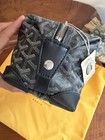 Authentic Goyard Bowling 25 Toiletry Bag  Black Goyardine Canvas  With Dust Bag