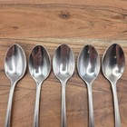 Set Of 5 Oneida Bordeaux 18 10 Stainless Steel Teaspoons 6 25 