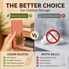 100  Natural Red Cedar Blocks For Clothes Storage  1 Count  pack Of 20  