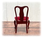 Vintage 1970s Concord 1 12 Dollhouse Miniature Velvet Cherry Side Chair 5094 Box