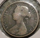 British Half Penny - 1862 - Victoria Young Head  105 