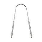 3pcs Stainless Steel Tongue Scraper Cleaner Oral Hygiene Bad Breath Remover