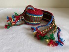 Vintage Guatemalan Belt Sash Hand Woven Folk Art  1 5   Boho Ceremony Tassel