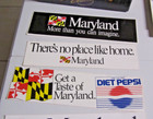 Vintage Maryland Travel 8 Bumper Sticker Lot Dundalk The Star Spangled Banner