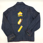 Vintage Disneyland Mexican Village - Souvenir Denim Jacket Mushrooms   1957   1964