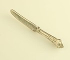 Vintage Sterling Silver Dinner Knife Lapel Pin Brooch