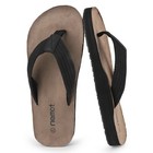 Riemot Mens Beach Sandals Casual Flip Flops Slip On Thong Summer Sandals Shoes