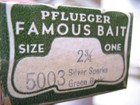 Pflueger Pal-o-mine Old Wood Fishing Lure New In Box 5003 2-3 4 