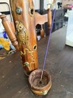 Wooden Fife Flute Boehm System Key Of C  Brown Antique Finish  Case