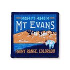 Mt  Evans Colorado 14er Embroidered Iron-on Patch