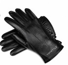 Men   s Black Leather Dress Gloves     Genuine Leather Warm Winter Driving Gloves