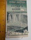 1930s Cities Service Road Map Ontario Quebec Canada Koolmotor Gas Oil Petroliana