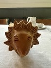 Vintage 1960 s Mcm Stoneware Lion Bank David Gil Bennington Pottery Signed 1656