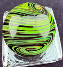 Steve Willis 2007 Handmade Lampwork Art Glass Marble 1-1 32  Near Mint Signed W7