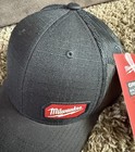 Nwt Milwaukee 505b Gridiron Snapback Trucker Hat - Black