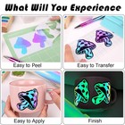 Wrapxpert Glow In The Dark Permanent Adhesive Vinyl 12 x5ft  Opal White