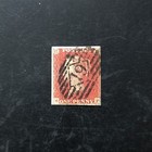 Queen Victoria Gb Penny Red Sg 8 Used 4 Marg  Clean Clear Quality Vf