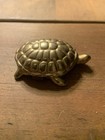 Vintage Avon Solid Perfume Compact Gold Tone Turtle