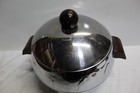 West Bend Penguin Hot Cold Server Ice Bucket Barware Mcm Chrome Vintage Barware
