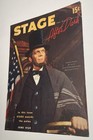 Raymond Massey - 1939 Stage Magazine Color Movie Cover - Abe Lincoln In Illinois