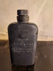 Vintage Jack Daniels Old Time Distillery Matte Black Glass Flask 