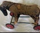 Antique Large   Possibly  steiff Stuffed Donkey 