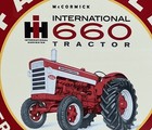 Farmal International Harvester 660 Tractor Farm Equipment Metal Sign Hi Quality