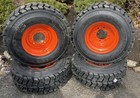 4-12-16 5 Sks-4 Lifemaster Style Skid Steer Tires rims For Bobcat   More-12x16 5