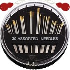 30 60 Pack Sewing Needles For Hand Sewing Repair With 2 Threaders  6 Sizes As   