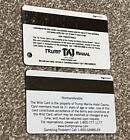  2  Lot Of President Donald J  Trump Taj Casino Slot Cards Maga Vtg Rare